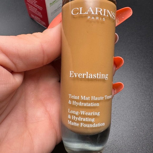 Clarins Everlasting Foundation 114.5W Full Size New in box Retail $48 - Picture 5 of 9